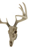 Ebros 18."L 10 Point Buck Head Wall Mount Resin Stag Deer Skull Antler Sculpture - Ebros Gift