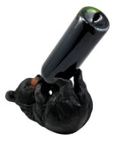 Grandfather Mountain Black Bear Wine Holder Figurine 9"Long Winter Hibernation