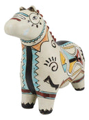 Native Tribe American Aztec Hopi Indian Style Equine Horse Totem Spirit Figurine