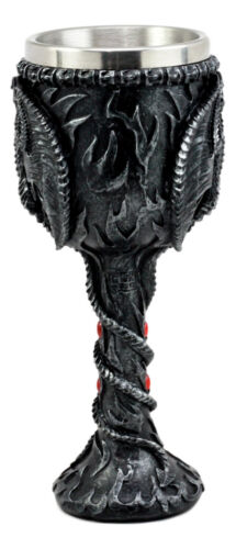 Ebros Legend Of The Thrones Dragon Blood Fire Dragon Wine Goblet Chalice Cup 6oz