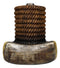 Ebros Western Rustic Revolver Six Shooter And Cowboy Ropes Piggy Coin Bank Figurine
