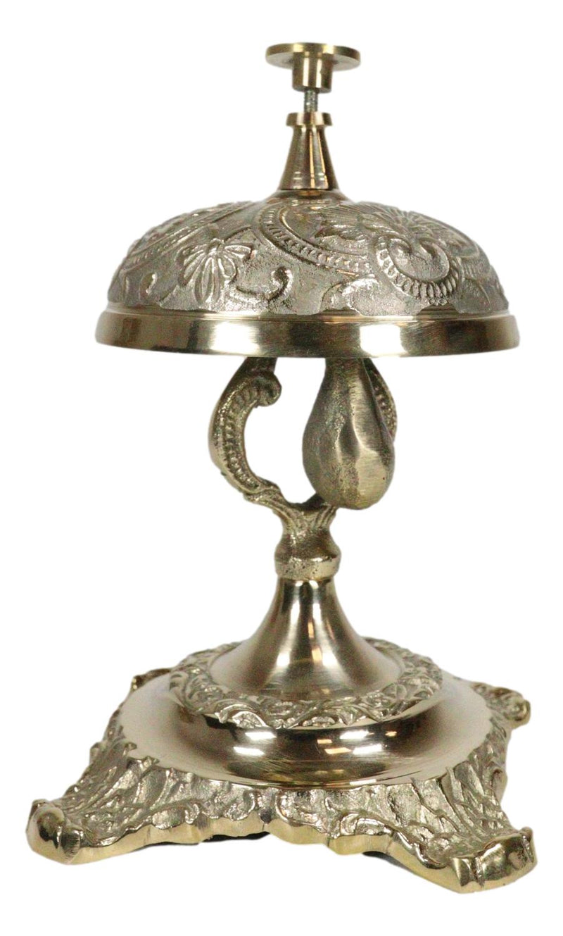 Vintage Antique Style Ornate Baroque Victorian Front Desk Hotel Counter Bell