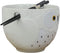 Ebros Whimsical Ceramic White And Black Owl Ramen Bowl and Chopsticks Set of 2