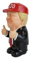 Presidential Thumbs Up USA President Donald Trump With 2020 Red Hat Statue