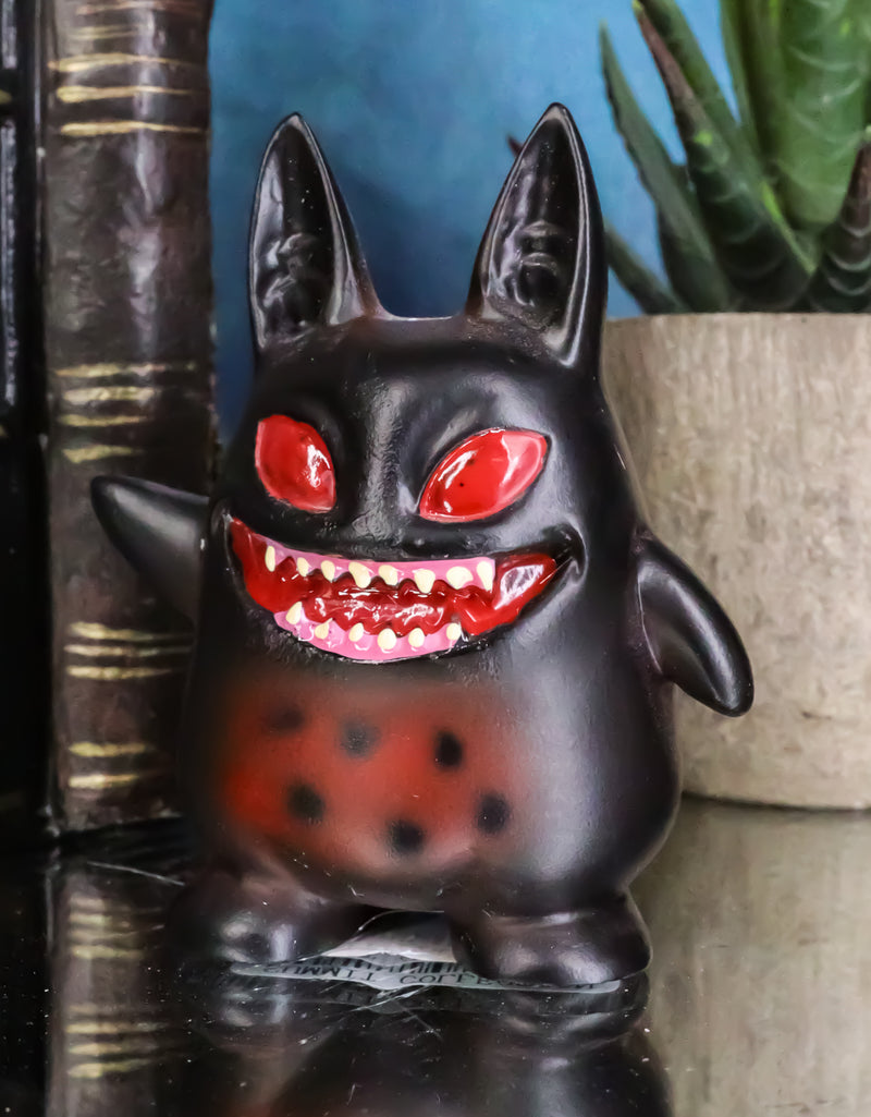 Underbedz Black Devil Burning Fire Ball Blaster Little Umbie Monster Figurine