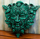 Ebros Green Acorn & CloverGreenman Unique Wall Plaque Sculpture By Maxine Miller