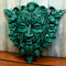 Ebros Green Acorn & CloverGreenman Unique Wall Plaque Sculpture By Maxine Miller