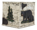Ebros Rustic Western Black Bear in Pine Trees Forest Bathroom Tissue Box Cover