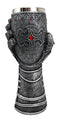Ebros Medieval Knight Of Chivalry Gauntlet 9.5"H 8oz Wine Drink Goblet Chalice Cup