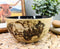 Ebros Pack Of 4 American Bison Abstract Art Bowl Set Perfect For Cereal , Soup