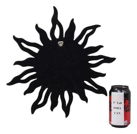 Ebros Celtic Mythology Belenos Celestial Solar Radiant Celtic Sun God Wall Hanging Decor 14.5" Diameter Figurine Home Decorative Sun Face Wall Plaque 3D Art Belenus The Shining God Sculpture