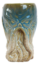 Blue Nautical Cthulhu Cosmic Monster Octopus Kraken Ceramic Tall Pint Mug Cup