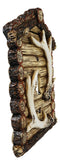 Pack of 2 Rustic Log Cabin Deer Antlers Single Toggle Switch Wall Outlet Plate