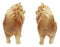 Ebros Pom Pom Golden Groomed Pomeranian Attractives Magnetic Salt Pepper Shakers