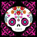 Ebros Calavera Baby Sugar Skulls DOD Ceramic Coaster Set 4 Corked Tiles