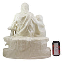 Large Michelangelo Vatican Catholic Reproduction Of La Pieta Statue 18.25"Tall