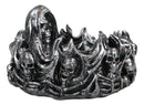 Gothic Grim Reaper of Souls Skulls And Skeletons In Fire Of Hell Ashtray Decor