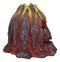 Haunted Volcano Lava Magma Fire Grinning Skull LED Night Light Lamp Figurine