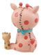 Furry Bones Kirin Pink Polkadot Giraffe Figurine 3"H Voodoo Skeleton Furrybones