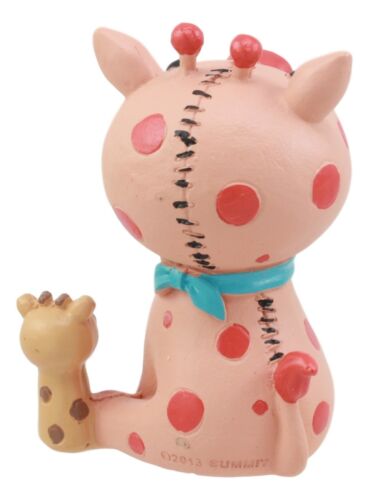 Furry Bones Kirin Pink Polkadot Giraffe Figurine 3"H Voodoo Skeleton Furrybones
