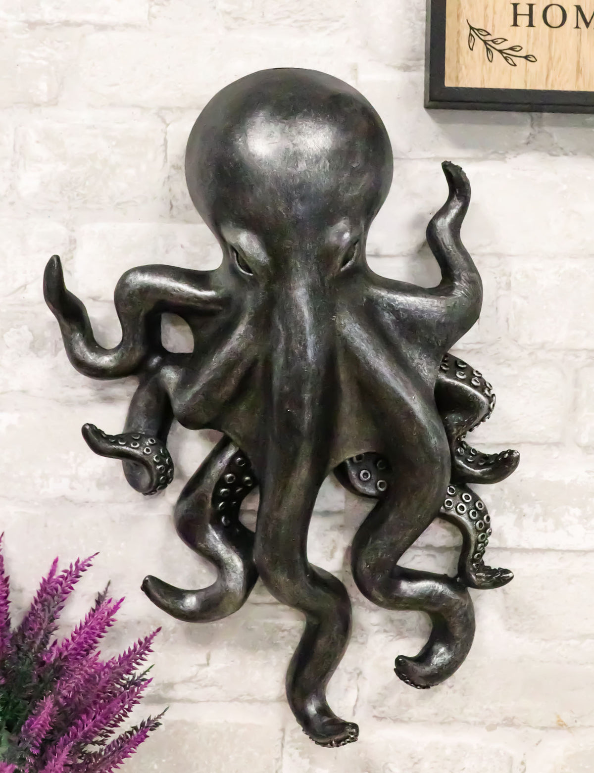 Mythological God Cthulhu Kraken Monster Octopus With Arm Tentacles Wall Decor - Ebros Gift