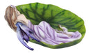 Ebros Starry Night Lavender Fairy Sleeping On Lily Pad Soap Dish Vanity Decor