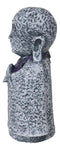 Ebros Japanese Namaste Praying Jizo Monk with Purple Bib Statue 4.75" H Figurine