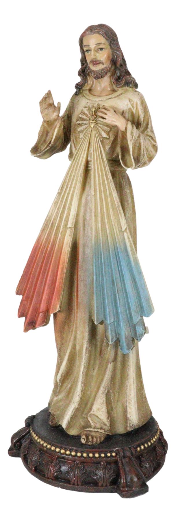 Religious Christian Catholic Accent Love Divine Mercy Of Jesus Christ Figurine