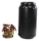 Ebros Medieval Renaissance Set of 12 Miniature Dragon in Different Poses Fantasy Dungeons and Dragons Mini Scale 2" Tall Decorative Sculptures