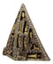 Ebros Egyptian Pyramid Statue With 16 Miniature Gods Anubis Osiris Isis Maat Bastet