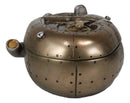 Steampunk Dragon Heart Gear Pulse Radioactive Fire Engine Jewelry Box Figurine