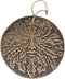 Ebros Nature Spirit God Celtic Greenman Terracotta Round Medal Wall Decor Plaque