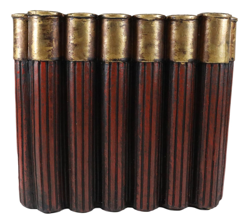Western Shotgun 12 Gauge Bullet Shells Tissue Box Holder Cover Case Figurine