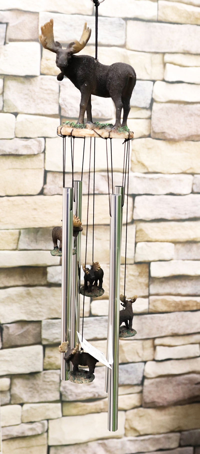 The Emperor North American Moose Resonant Relaxing Wind Chime Garden Patio