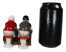 Colorful Mooning Beer Buddies Bar Pub Scene Ceramic Salt and Pepper Shakers Set