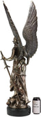 Ebros Large 35" Tall Winged Victory Angel of Justice with Sword & Helmet Statue