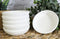 Ebros White Porcelain Contemporary Condiments Soy Sauce Dipping Plate or Dish Set of 6 Great Housewarming Gift Or Party Decor For Sushi Asian Dining Oil Chili Paste Chip Dips Restaurant Supply