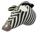 Fiona Walker England Handmade Organic Mini Zebra Horse Head Hanging Wall Decor