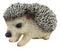 Set Of 2 Wildlife Animals Realistic Mother Hedgehog With Baby Hoglet Figurines