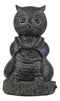 Ebros Feng Shui Vastu Buddha Zen Yoga Owl with Prayer Beads Necklace Meditating Statue