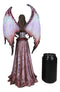 Amy Brown Adoration Mother Of Dragons Purple Fairy With Wyrmling Dragon Statue