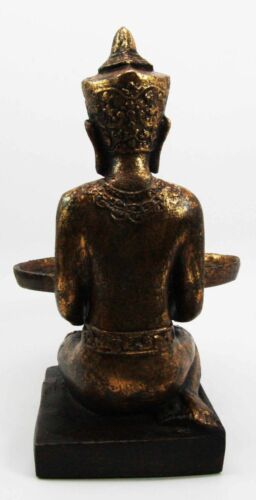 Decorative Buddhist Siamese Monk Business Card Holder Office Desktop Figurine