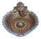 Hindu Ganapati Lord Ganesha Elephant God Incense Burner Holder Dish Figurine