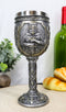 Medieval Knight Of Chivalry Gauntlet 9.5"H 8oz Wine Drink Goblet Chalice Cup