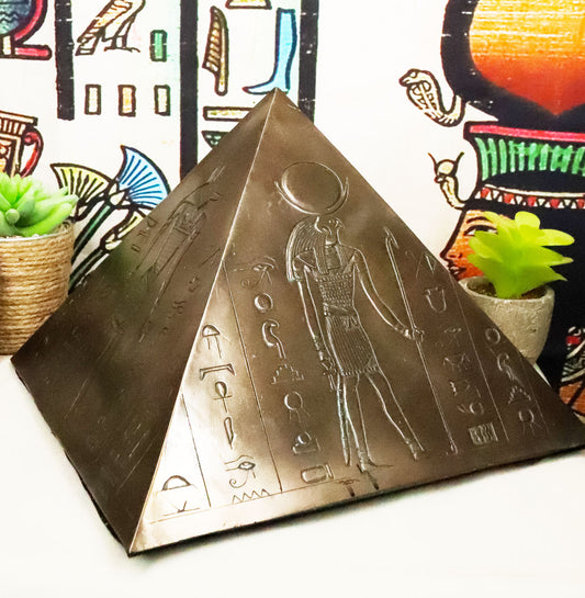 Ebros Egyptian Gods and Deities Anubis Horus Isis Sekhmet Pyramid Cremation Urn