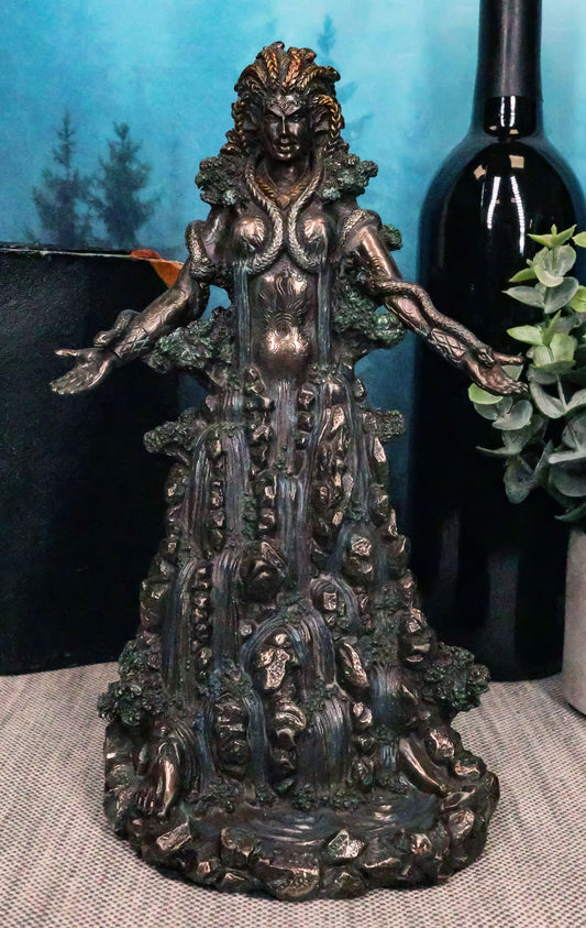 Irish Triple Goddess Danu Statue Mother Earth Goddess Don Gaia Wiccan Figurine - Ebros Gift