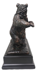 Wall Street Stock Market Signature Charging Bull With Conceding Bear Statue