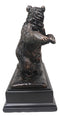 Wall Street Stock Market Signature Charging Bull With Conceding Bear Statue