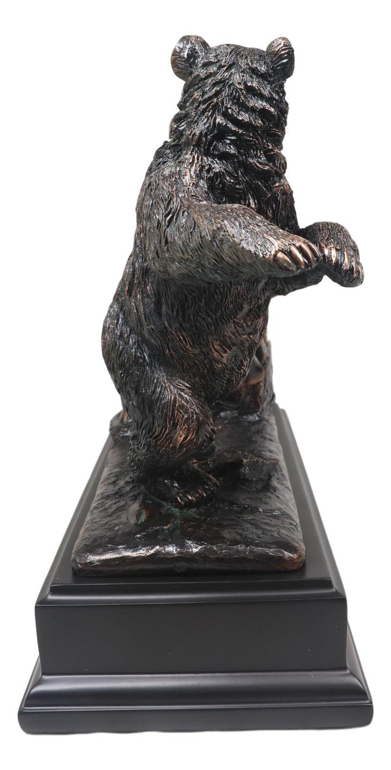 Wall Street Stock Market Signature Charging Bull With Conceding Bear Statue