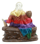 Ebros Santa Muerte Piadosa In Rainbow Robe Statue La Pieta Of The Most Holy Death